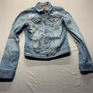 Hollister HCO Light Blue Women's Denim Jacket Size S